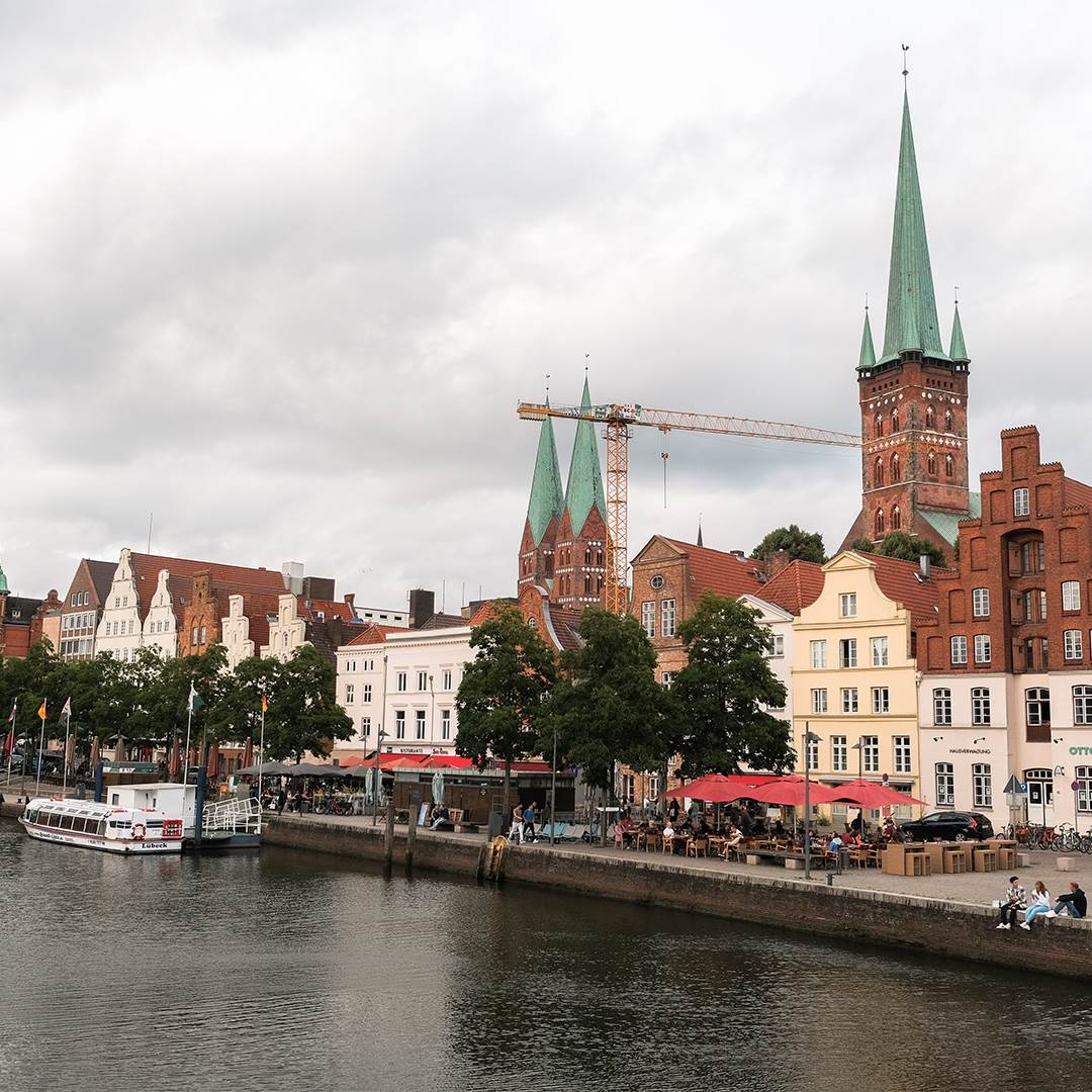 Folks yndlingstid i Lübeck - nyder havnefronten