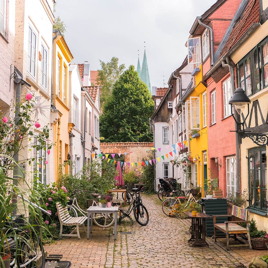 Den gamle bydel i Lübeck rummer overraskelser for dig rundt om hvert hjørne